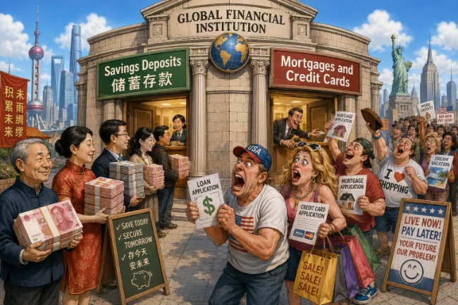 Why Americans Can't Save and Chinese Can't Spend